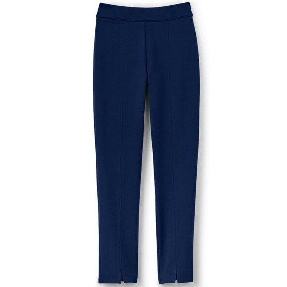 Soft Surroundings Soft Essential Ponte Slim Ankle Pants Navy Blue XS 2FY78 $89 - Picture 1 of 14